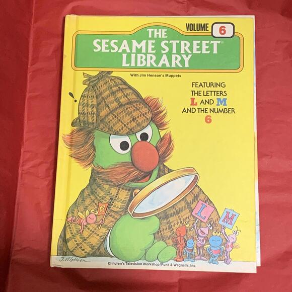 Vintage Set “The Sesame Street” Library Volume 3-7 Hardcover Children’s Books - Picture 6 of 14